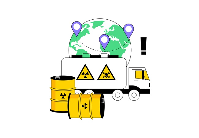 Como deve ser feito o transporte de produtos químicos?