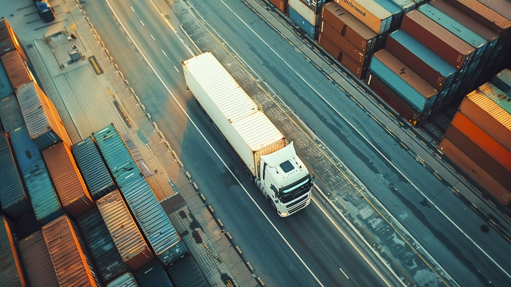 Saldo aduaneiro de transportadora especializada em containers